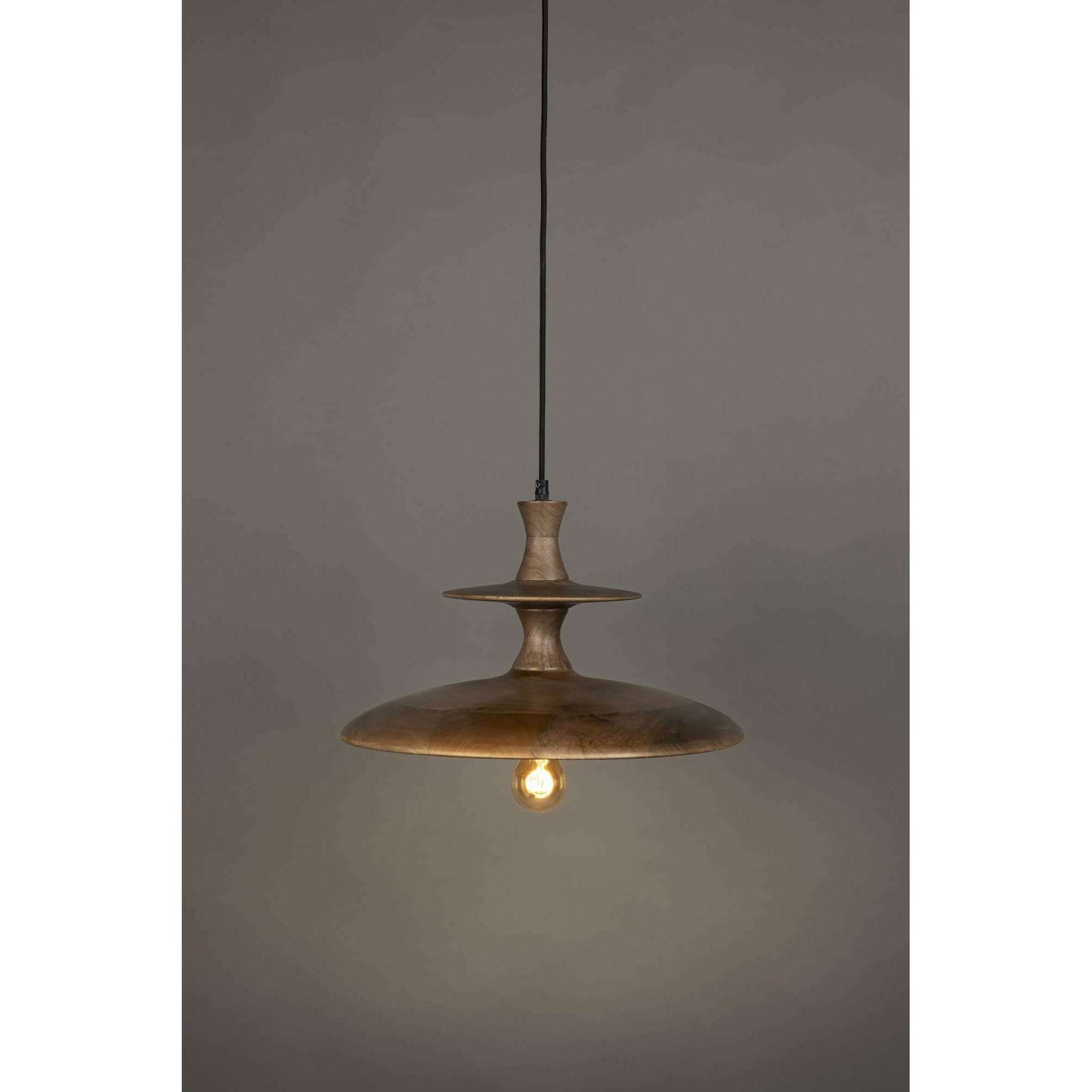 Dutchbone Cath hanglamp L walnut