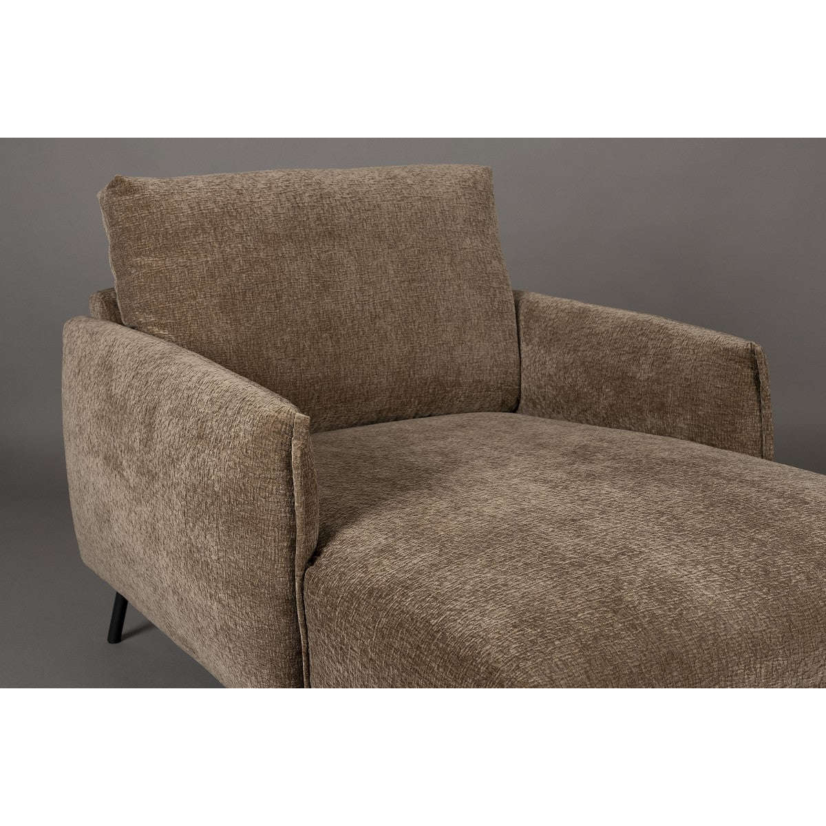 Dutchbone chaise longue Harper coffee