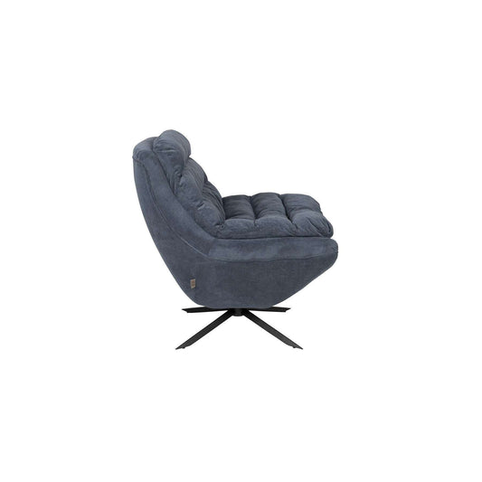 Dutchbone Vince fauteuil blauw