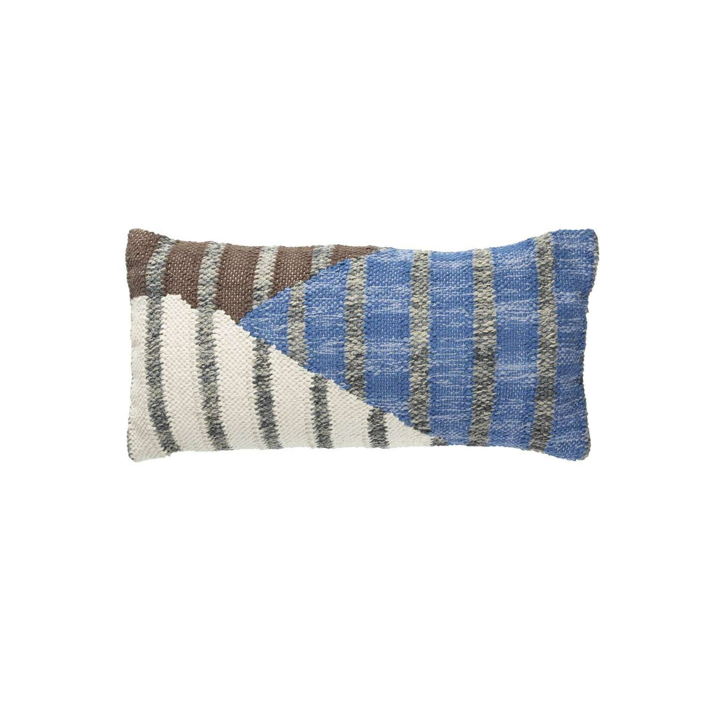 Dutchbone Hampton kussen L blauw