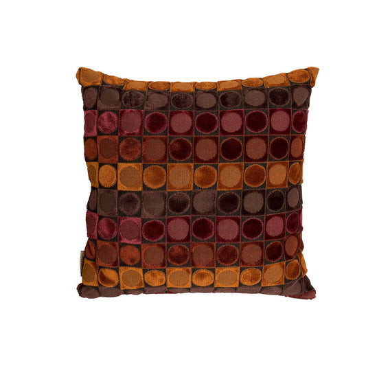 Dutchbone kussen ottava rood/oranje 45 x 45 x 12 cm