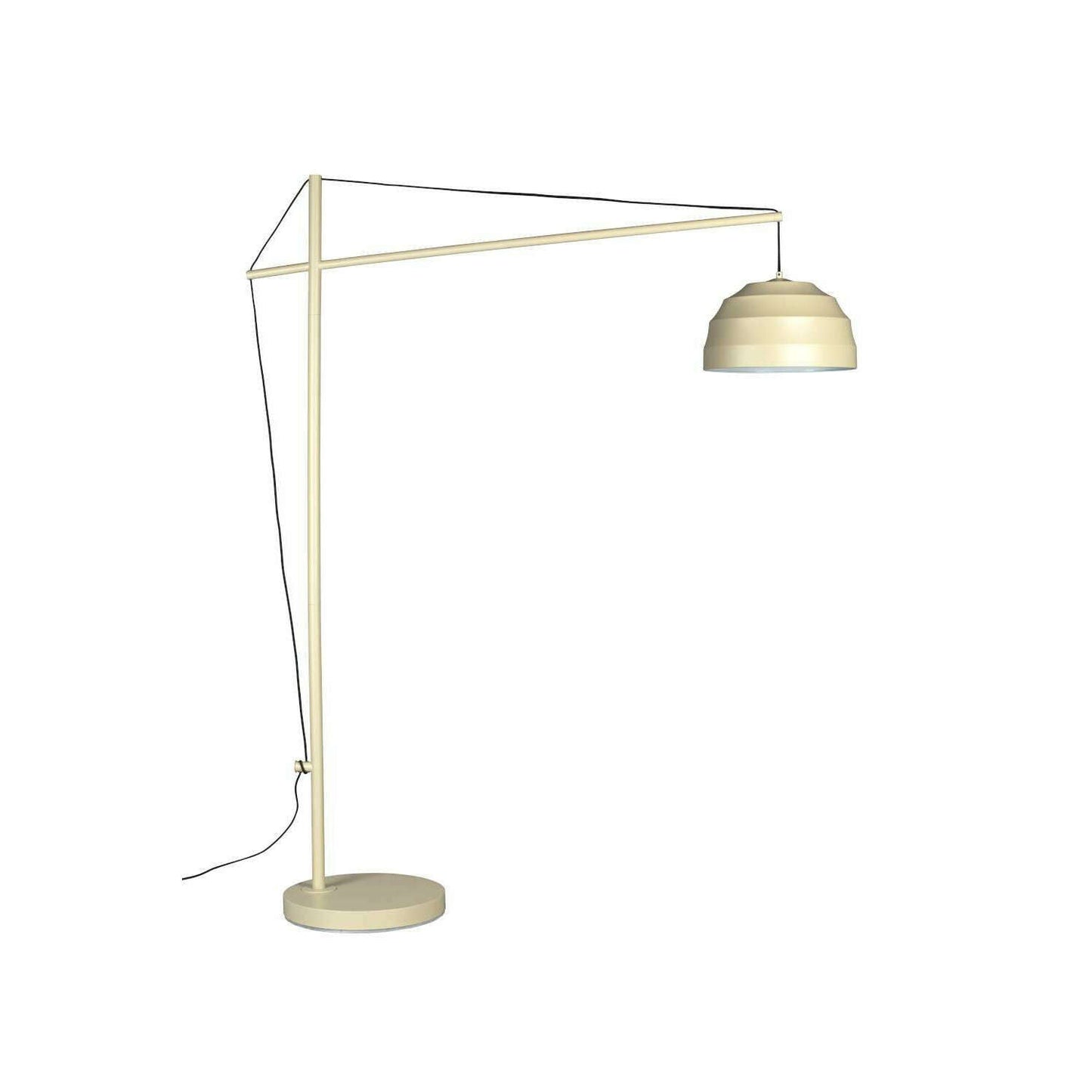 Dutchbone liwa vloerlamp creme