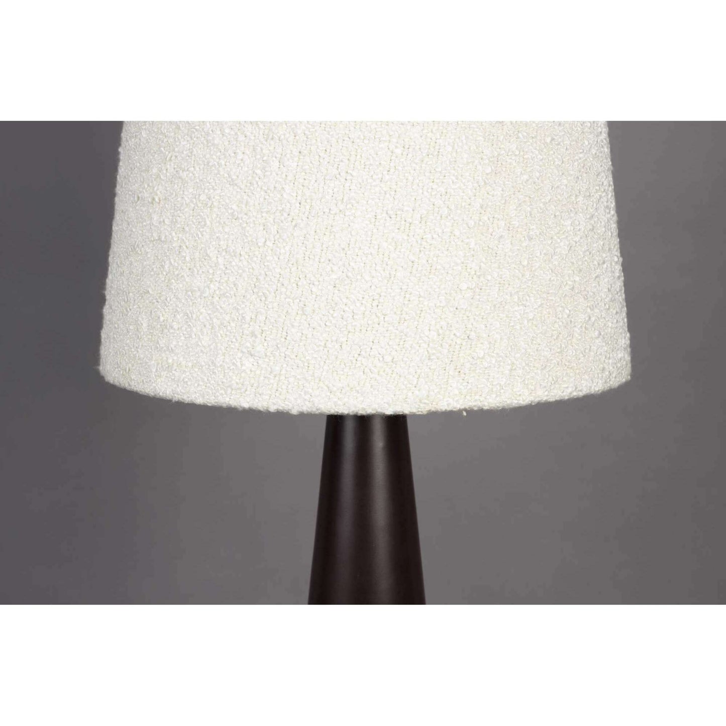 Dutchbone Miki vloerlamp bouclé wit