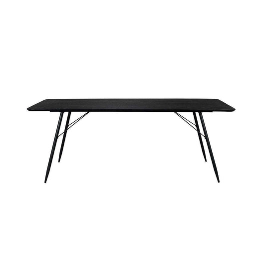 Dutchbone tafel Roger zwart 180 x 90 cm