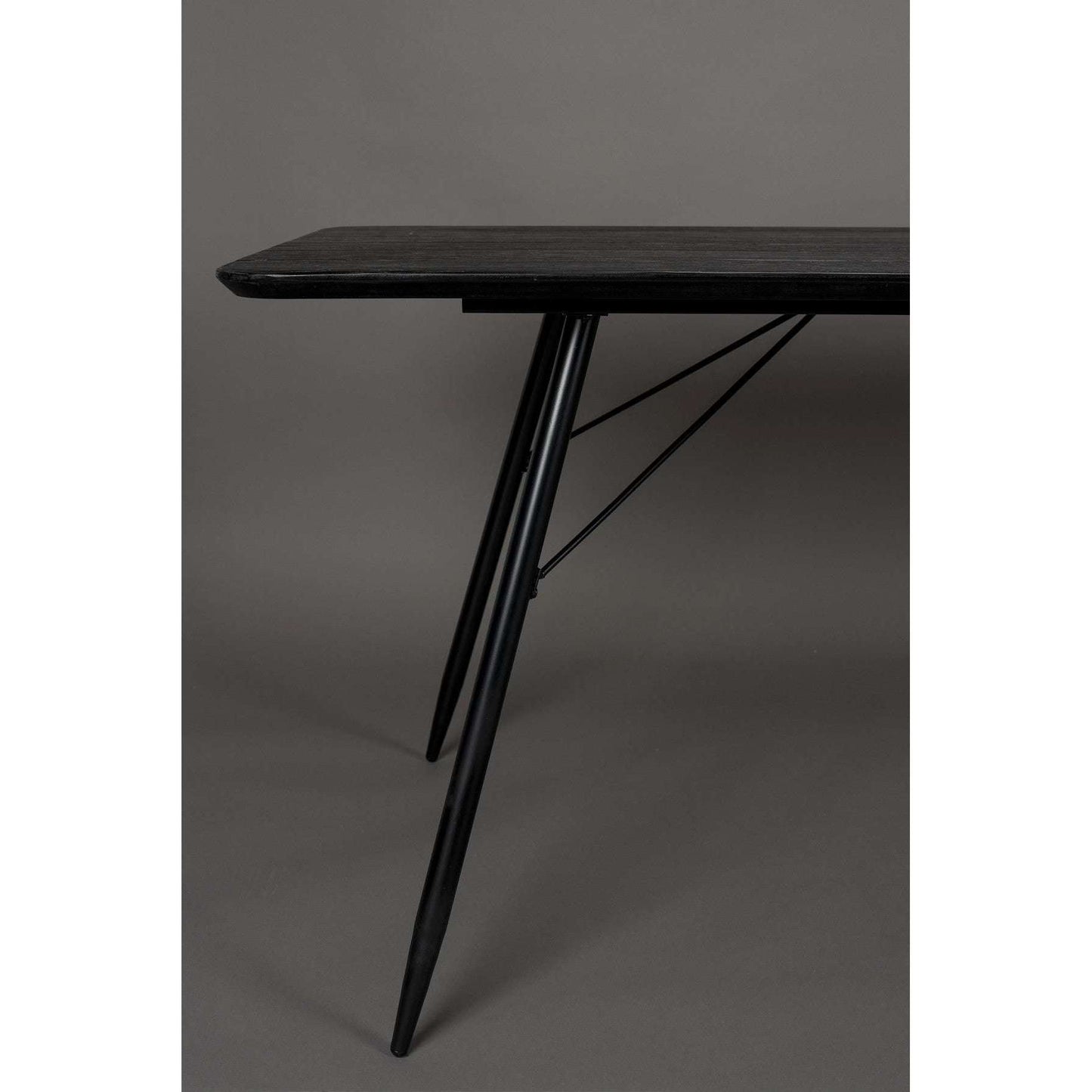 Dutchbone tafel Roger zwart 200 x 90 cm