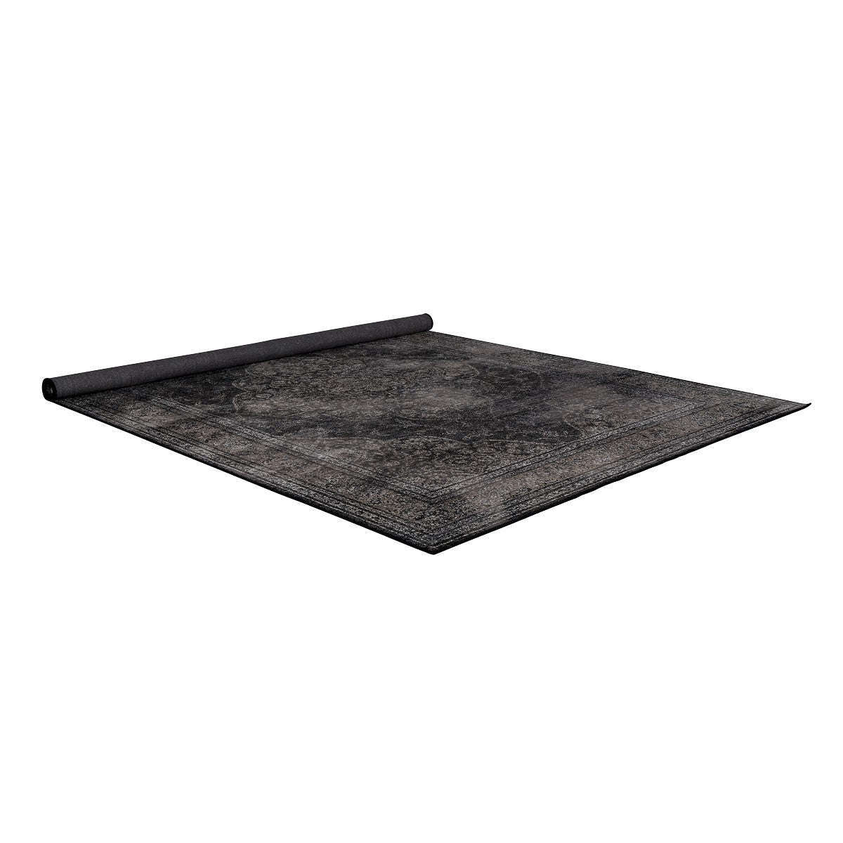 Dutchbone vloerkleed rugged donker 300 x 200 x 0,6 cm