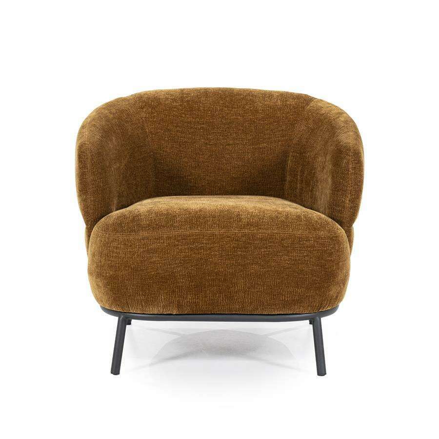 Eleonora David fauteuil mosterd safari