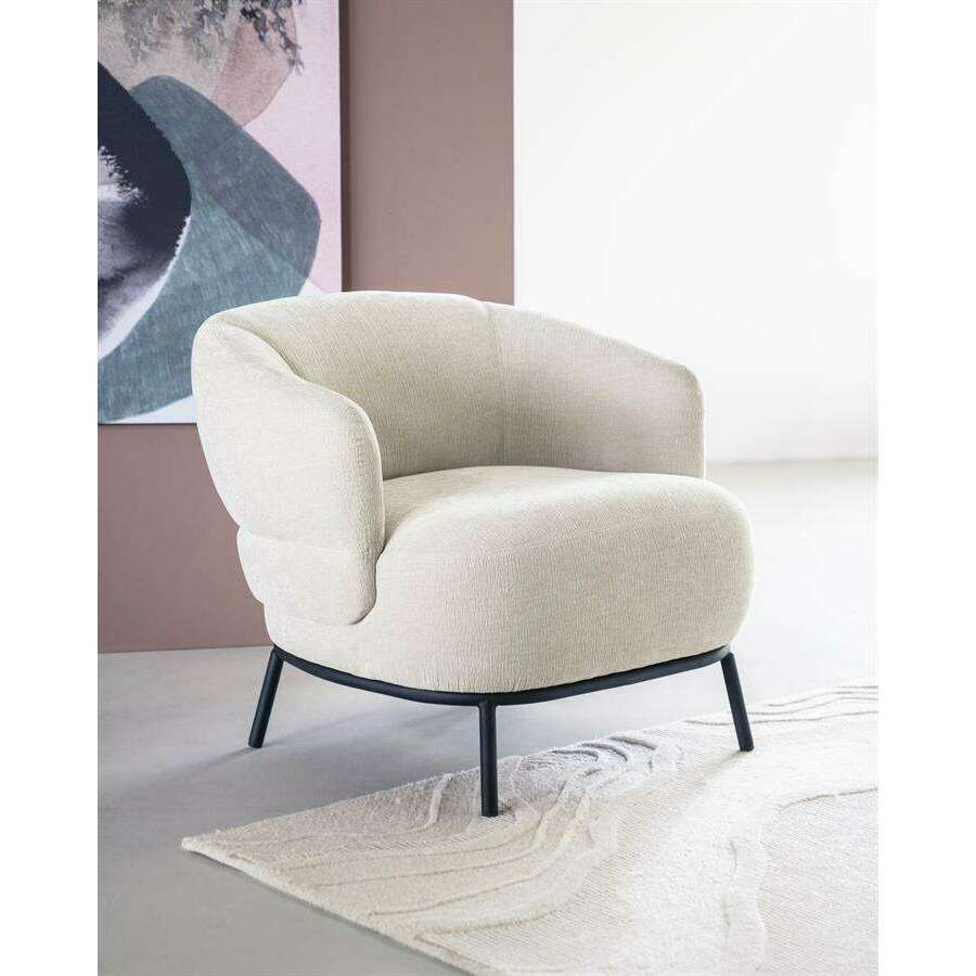 Eleonora David fauteuil taupe safari