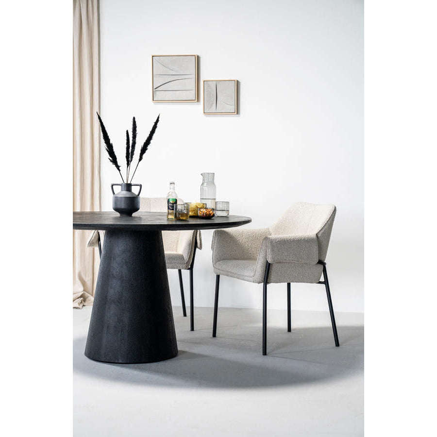 Eleonora Eettafel Aron rond zwart