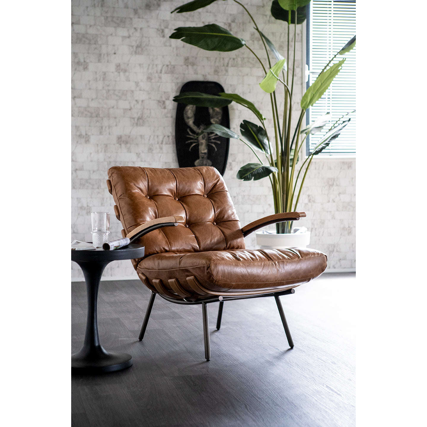 Eleonora Bastiaan fauteuil cognac