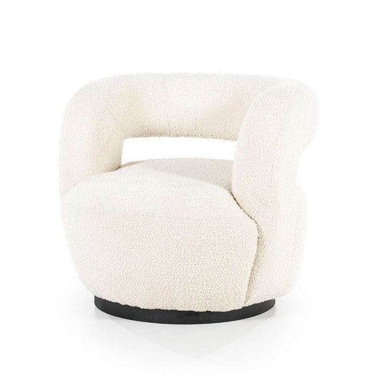 Eleonora Sharon fauteuil boucle beige