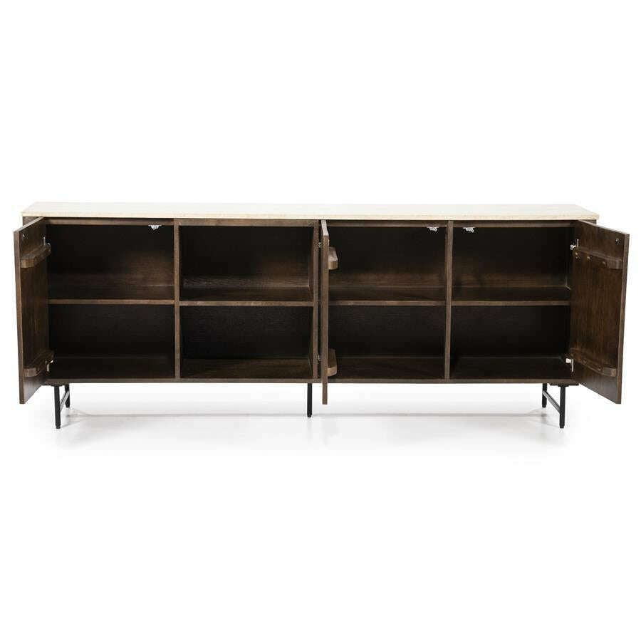 Eleonora Lio 3-deurs dressoir bruin