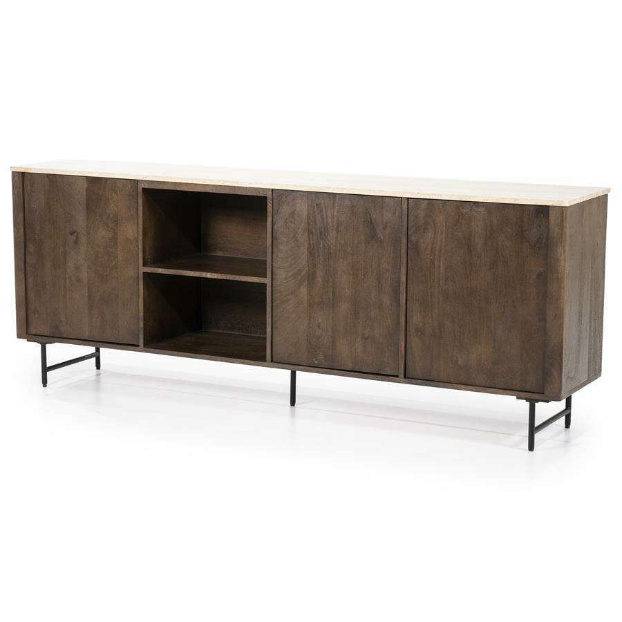 Eleonora Lio 3-deurs dressoir bruin