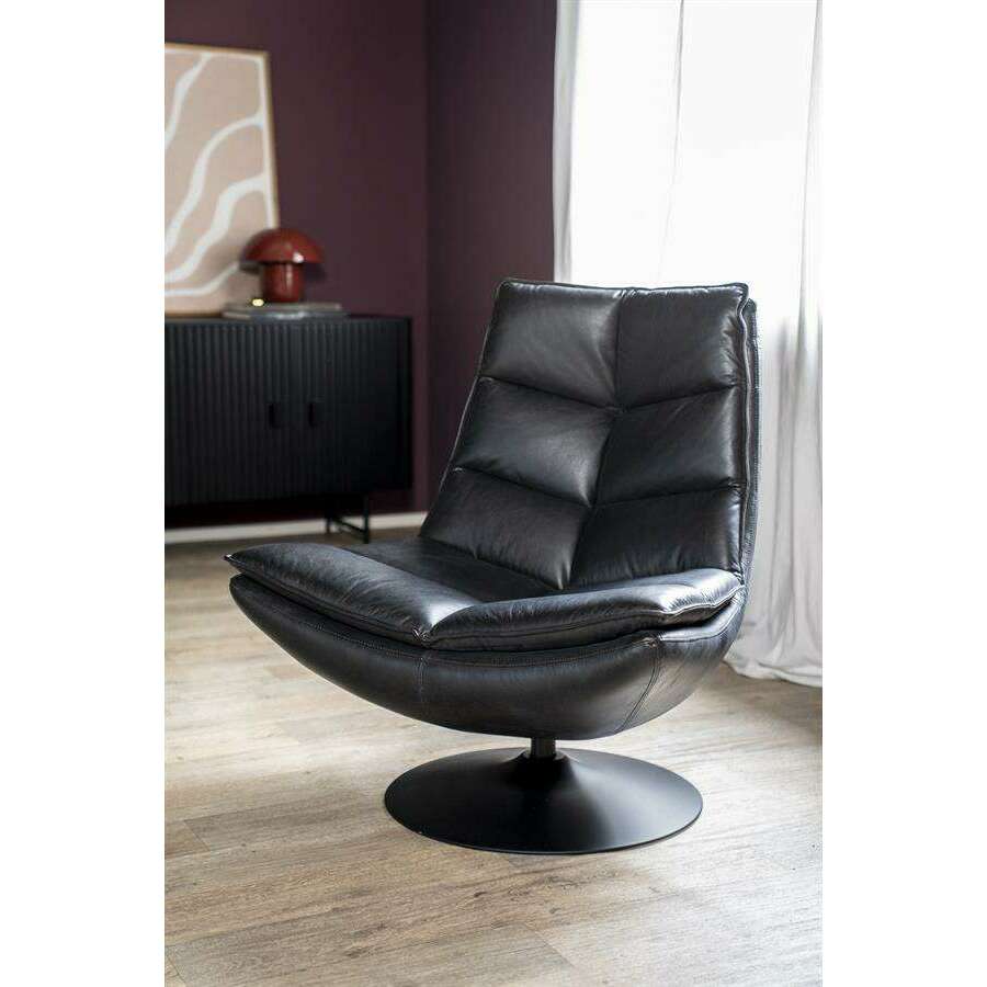 Eleonora Sven fauteuil cognac boho leder