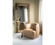 Fauteuil Charissa cognac leer 78 x 81 x 75