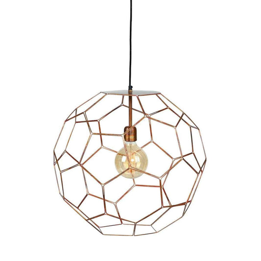 It's about RoMi Hanglamp draadijzer Marrakesh koper S