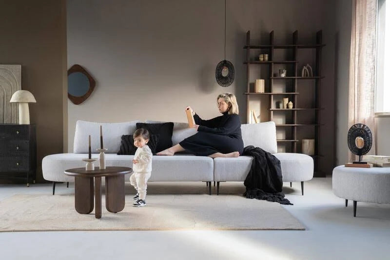 Vloerkleed Yuka beige 290x190 cm