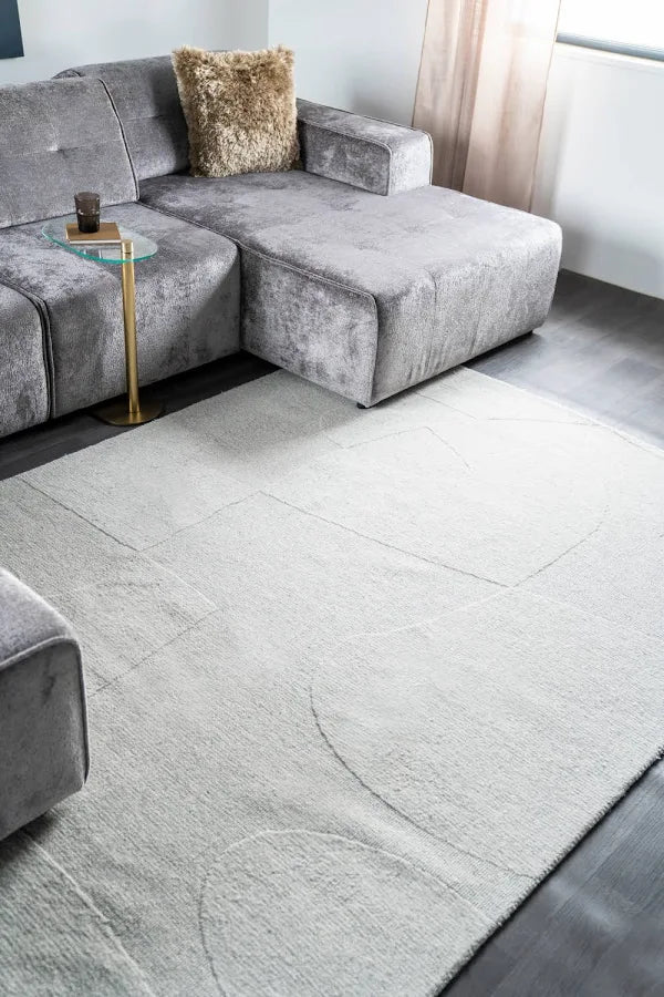 Vloerkleed Yuka beige 290x190 cm