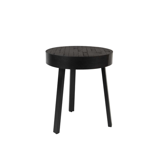 Staerkk Suri sidetable rond zwart