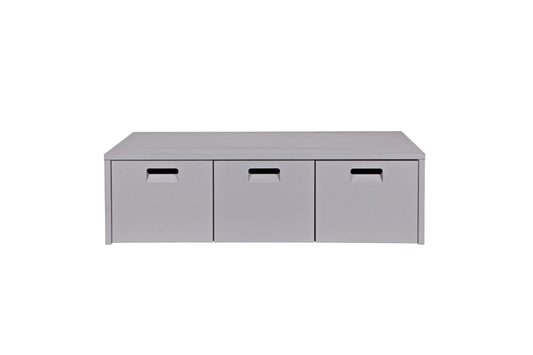 Store Kistbank Junior 120 x 50 x 36  cm grenen grijs