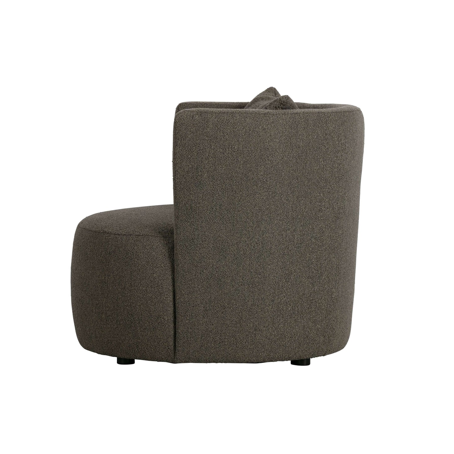 vtwonen Explore fauteuil boucle bruin