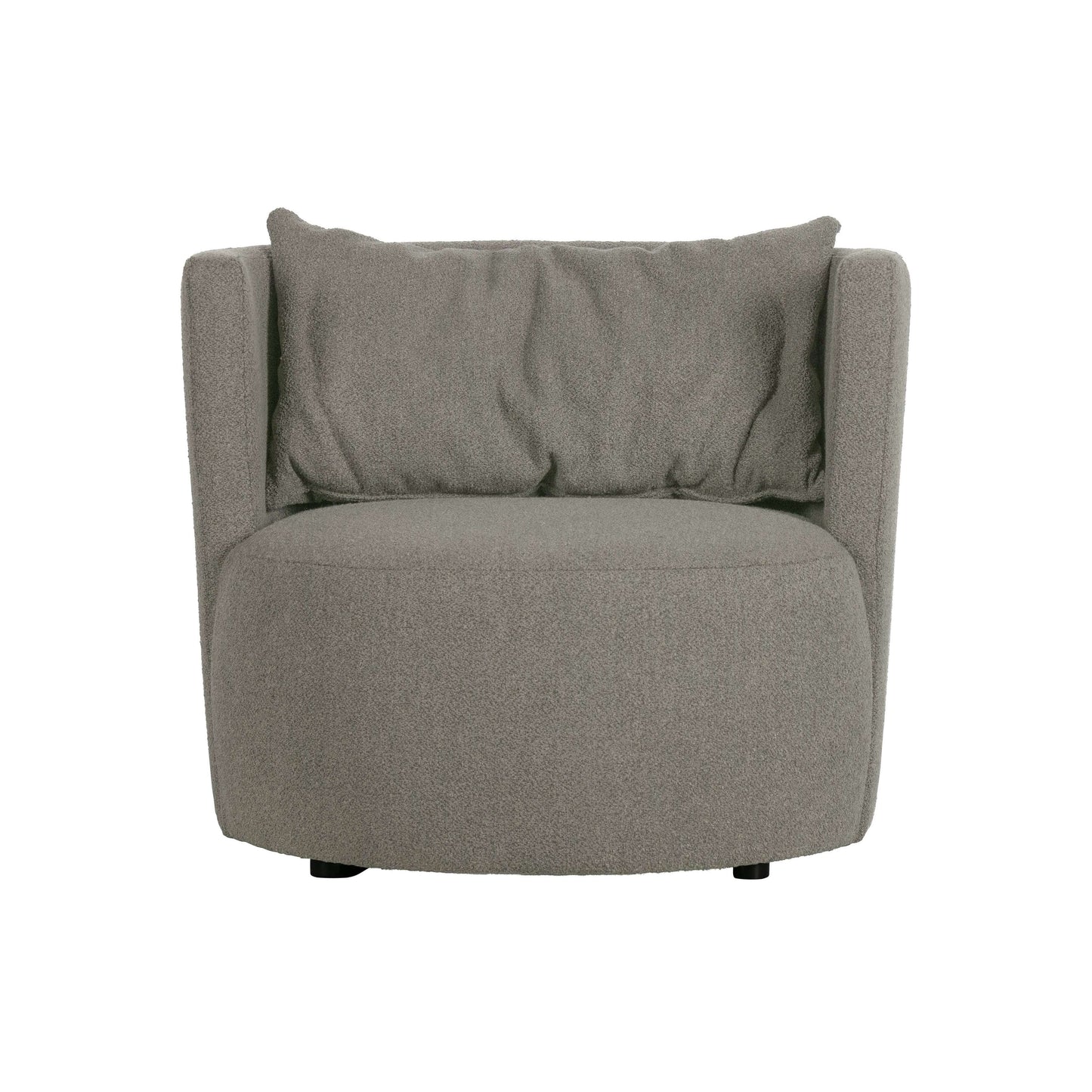 vtwonen Explore fauteuil boucle grijs