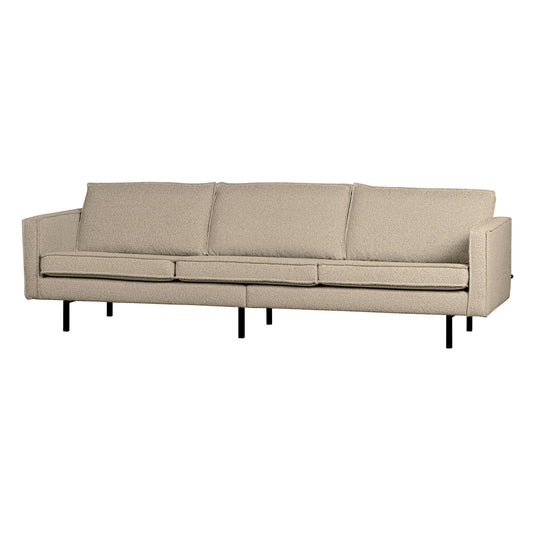 Bank 3-zits Rodeo boucle beige 277x86x85 cm