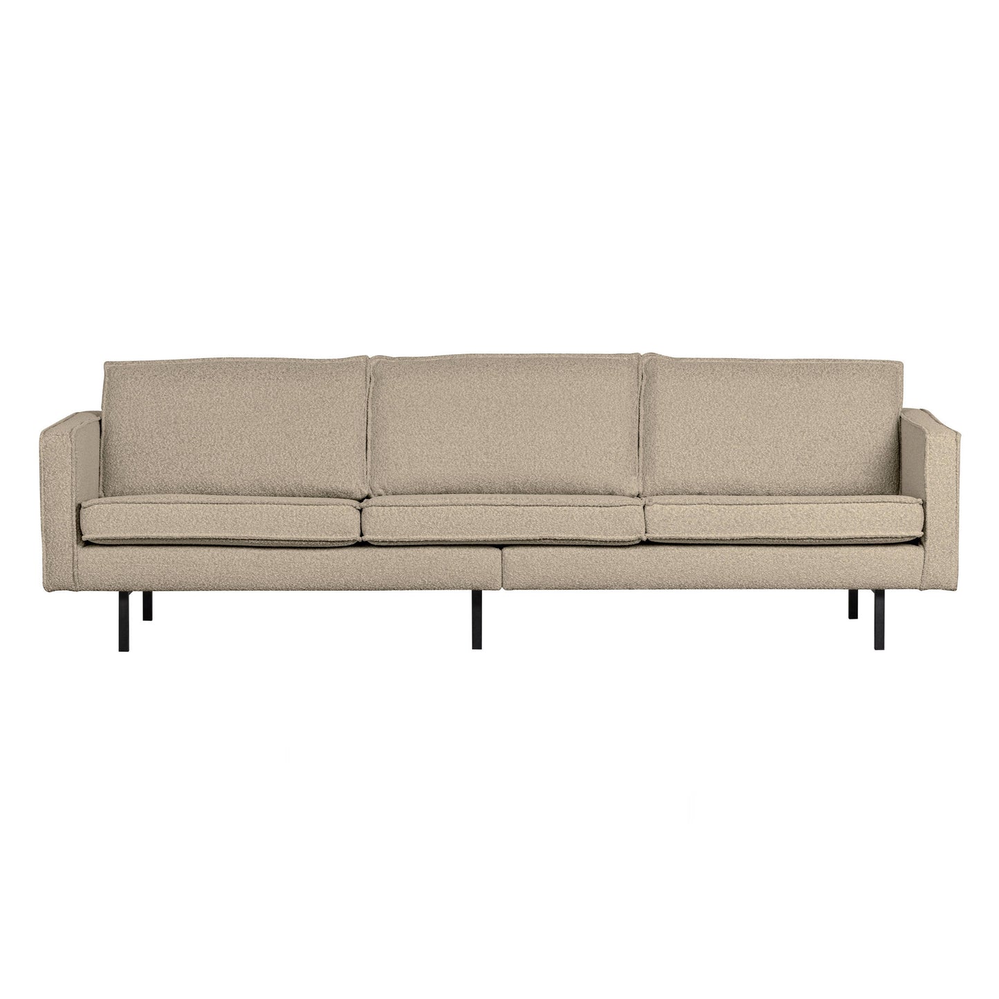 Bank 3-zits Rodeo boucle beige 277x86x85 cm
