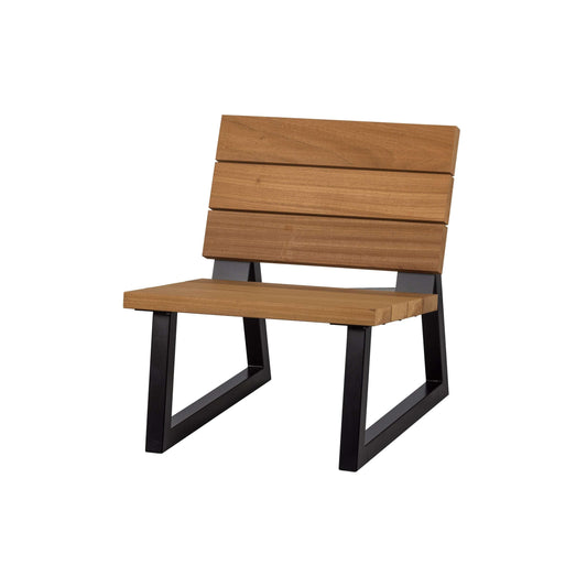 WOOOD Banco outdoor fauteuil naturel/zwart