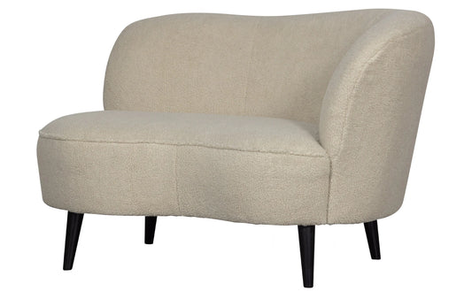 Fauteuil Sara Lounge Fauteuil Rechts Teddy Off White 112 x 81 cm