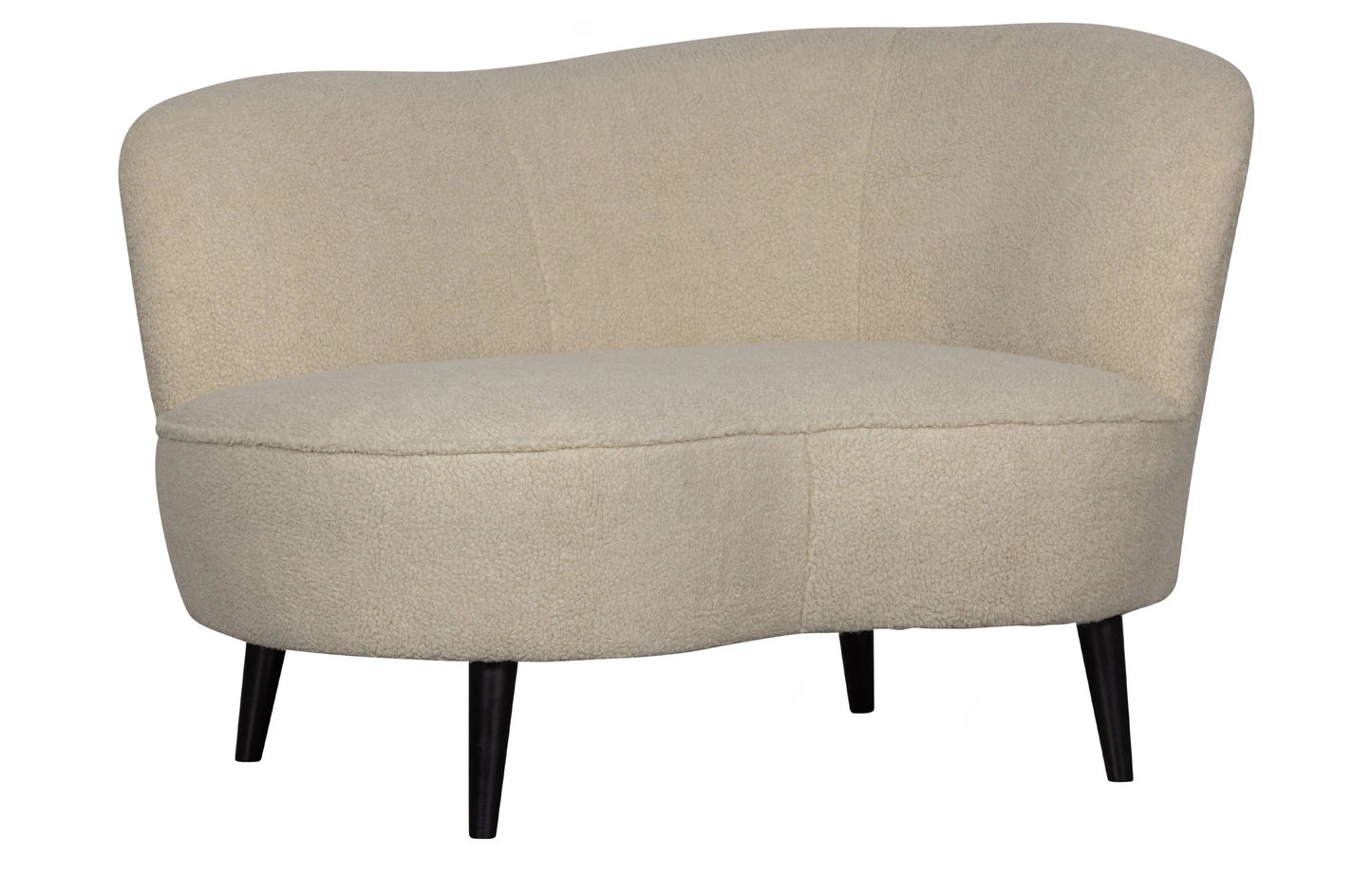 Fauteuil Sara Lounge Fauteuil Rechts Teddy Off White 112 x 81 cm