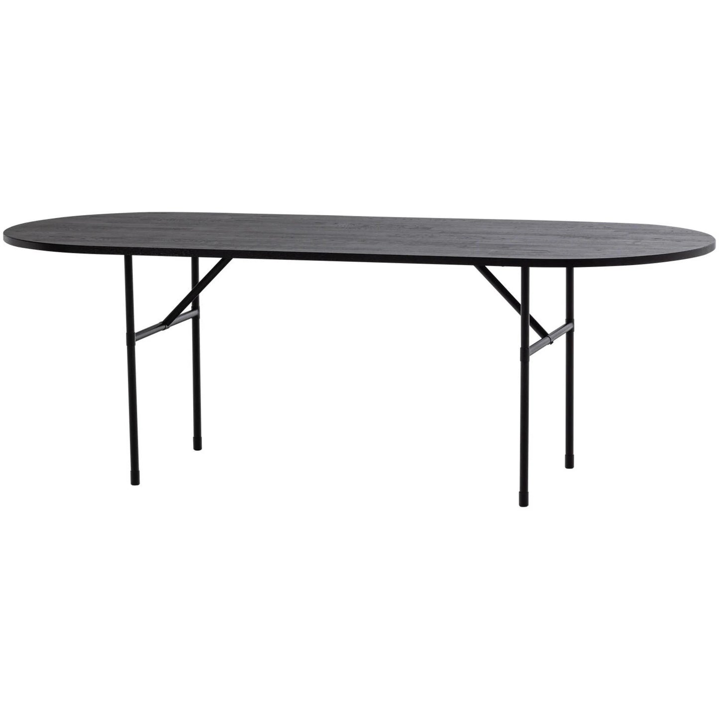 Tafel Arthur 220x90x75cm zwart / onderstel zwart