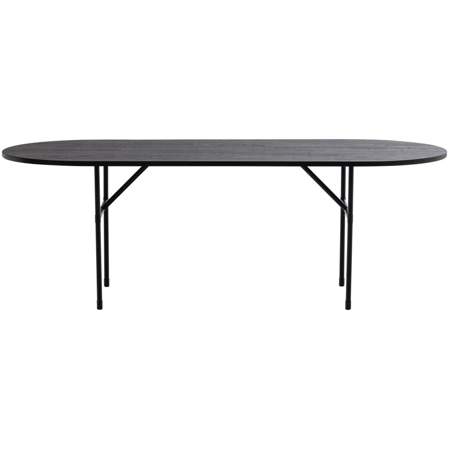 Tafel Arthur 220x90x75cm zwart / onderstel zwart