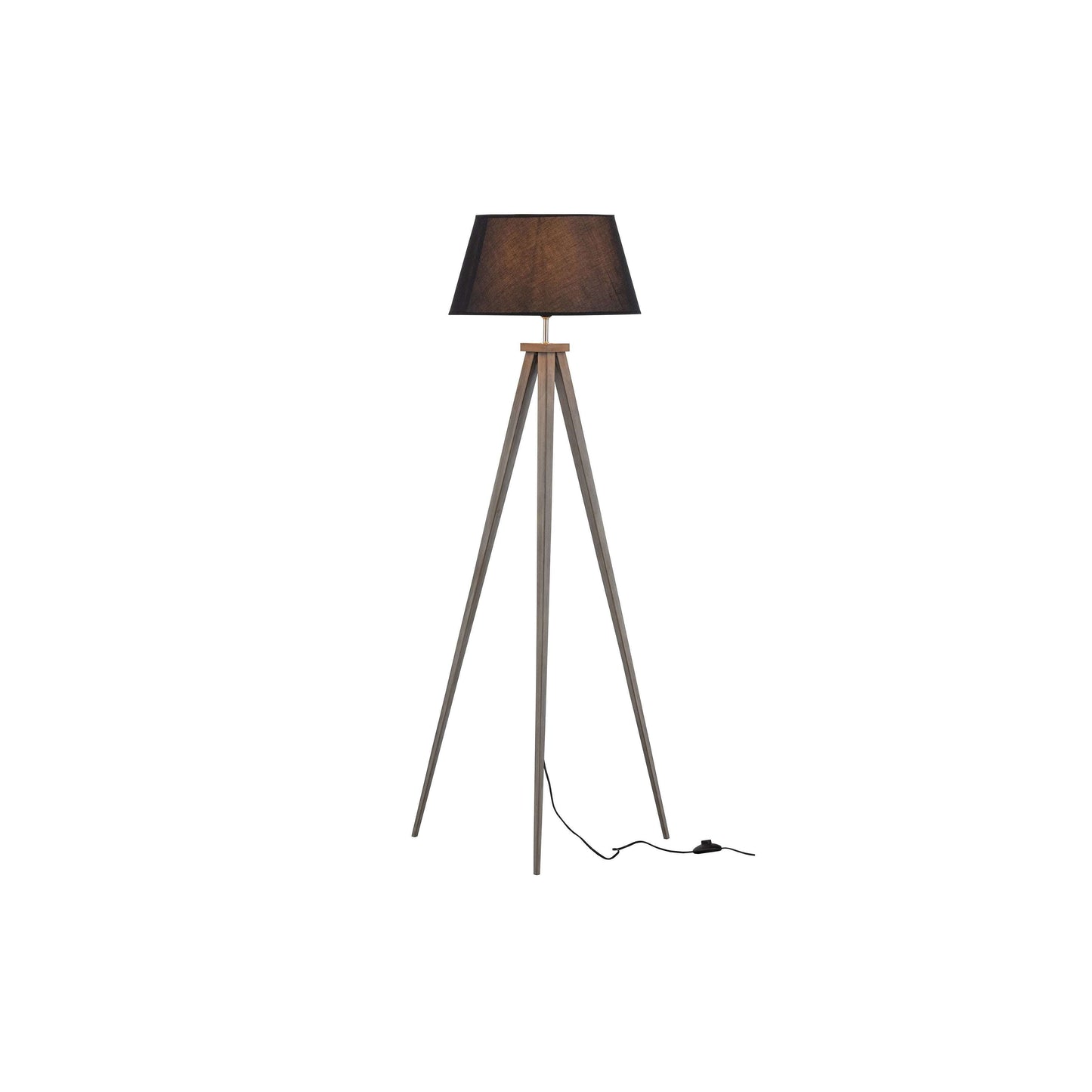 WOOOD Exclusive Omar vloerlamp  zwart