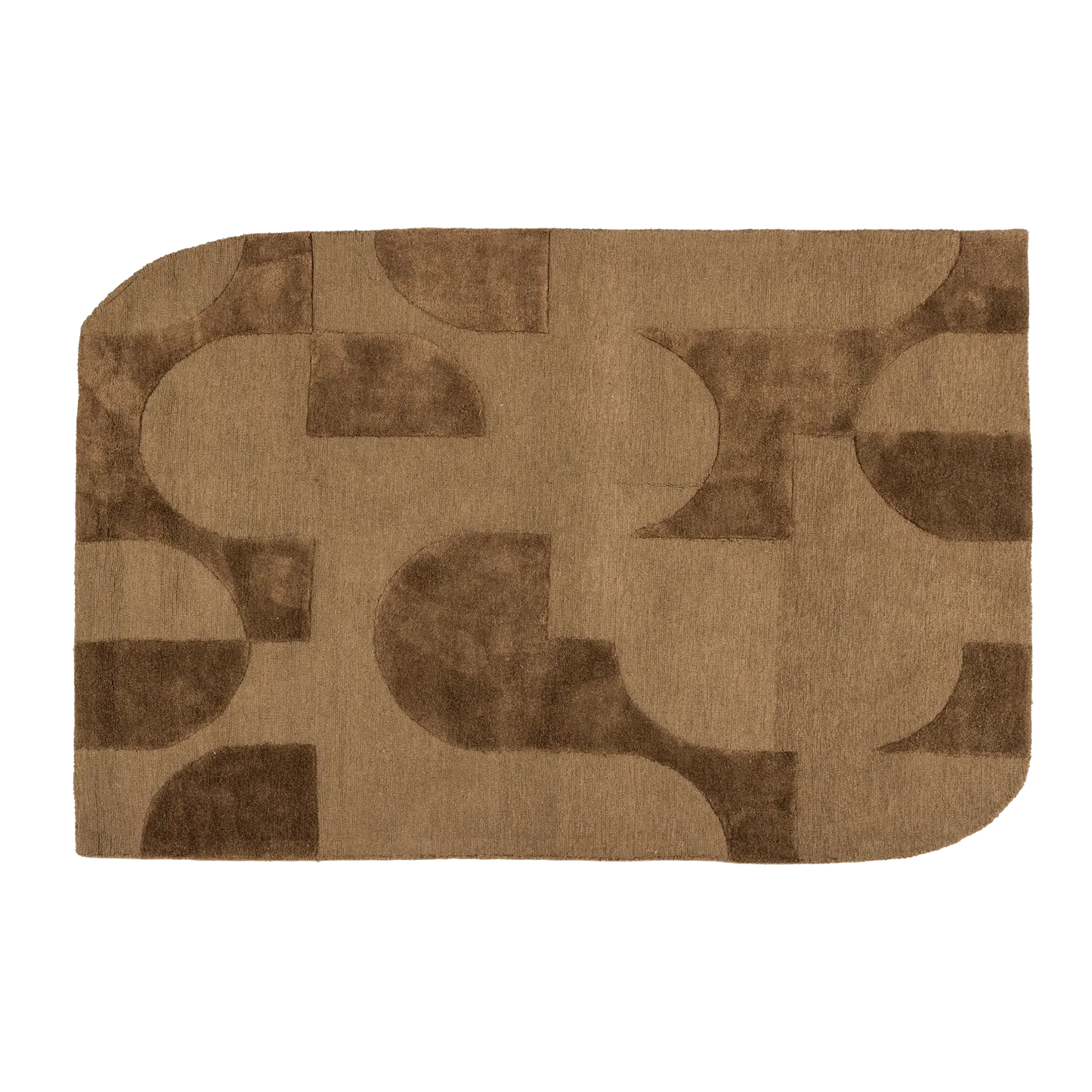 Vloerkleed Livo bruin 170x240 cm