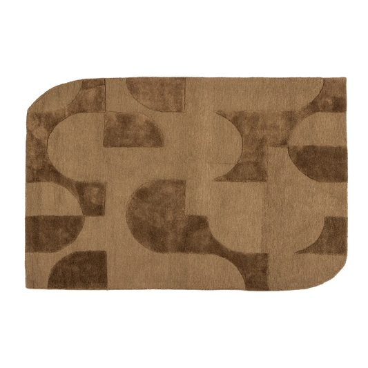 Vloerkleed Livo bruin 170x240 cm
