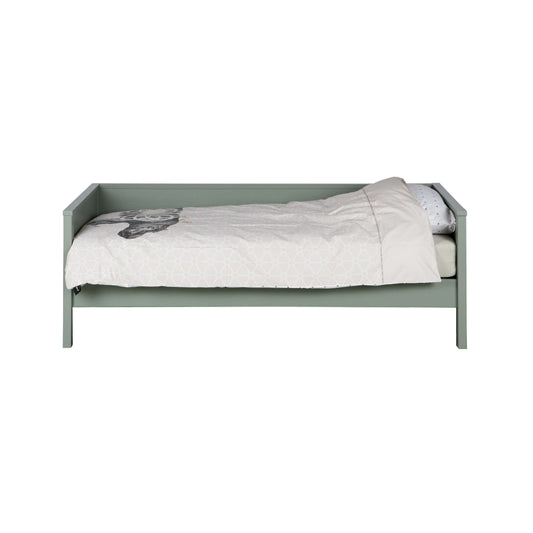 WOOOD Nikki bedbank (exclusief lade)  groen