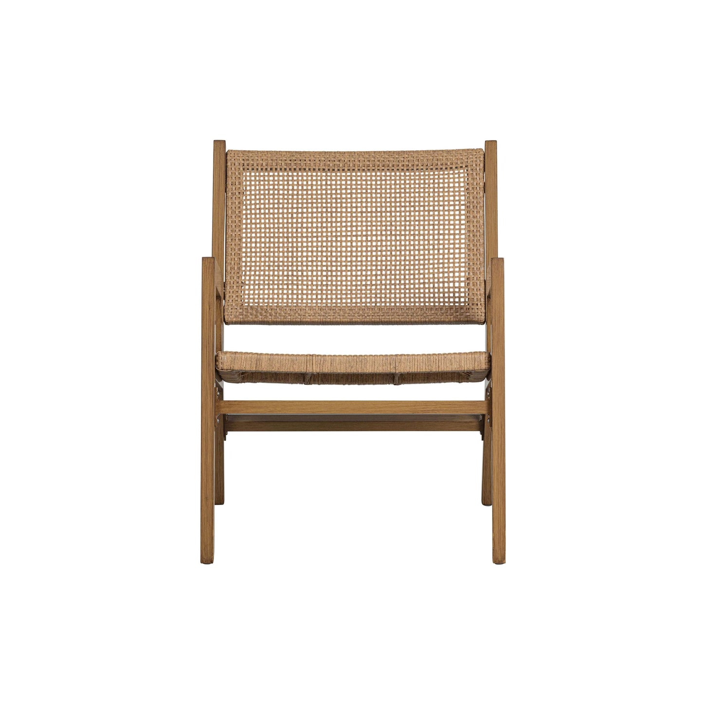 WOOOD Pem Fauteuil Met Armleuning Aluminium Naturel natural