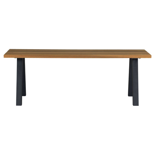 WOOOD Tablo outdoor eettafel met a-poot naturel/zwart