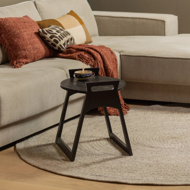 Vloerkleed Utopia wol/katoen 200 cm rond