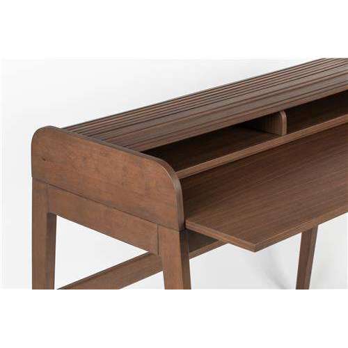 Zuiver bureau tafel barbier walnoot 110 x 61 - 77 x 85 cm