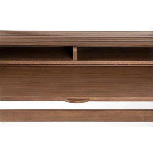 Zuiver bureau tafel barbier walnoot 110 x 61 - 77 x 85 cm