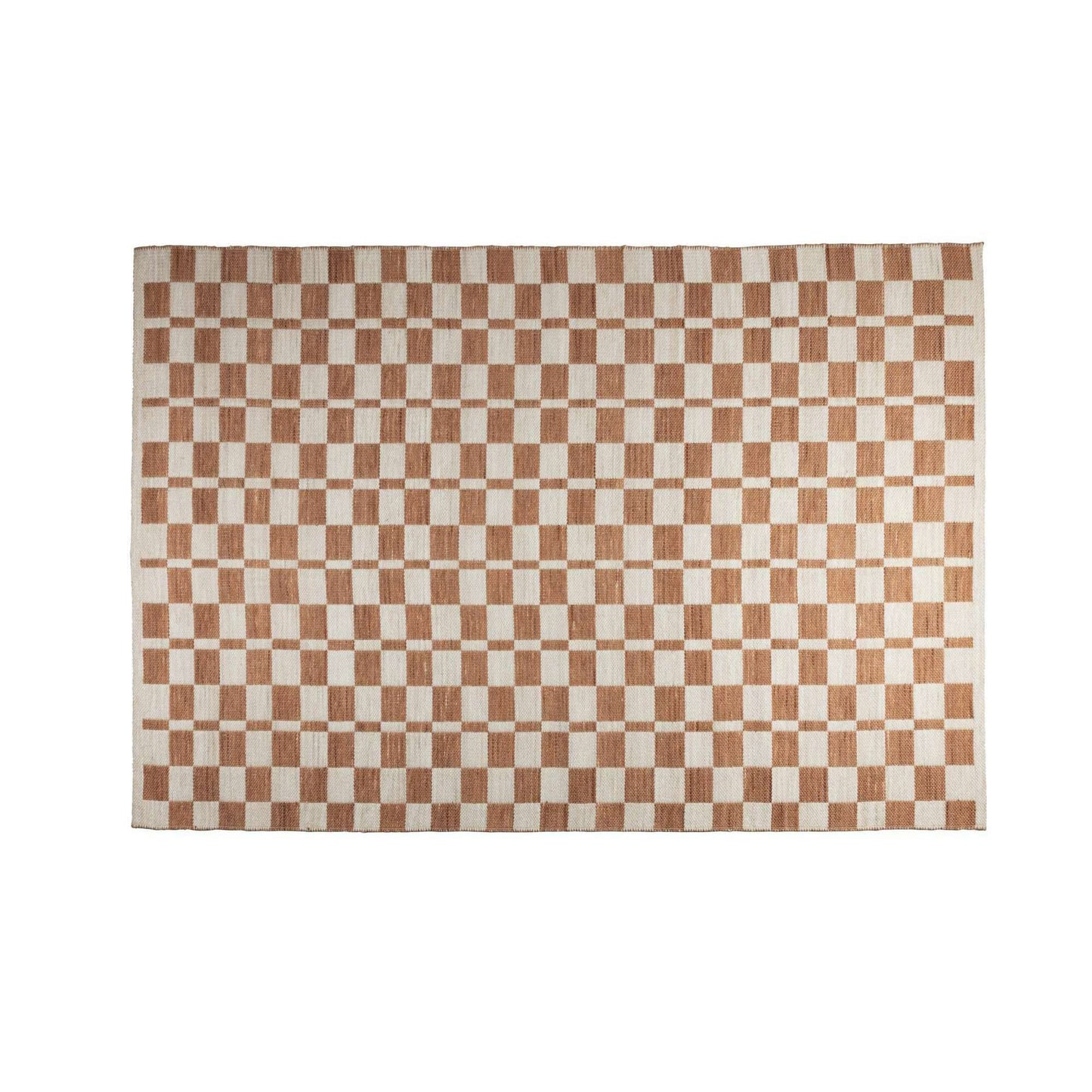 Zuiver Checker vloerkleed beige