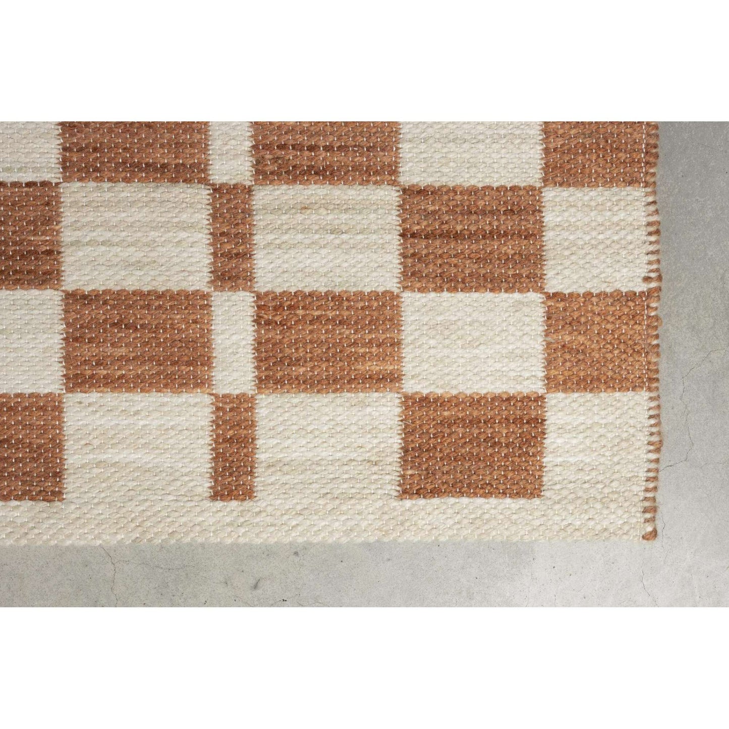 Zuiver Checker vloerkleed beige