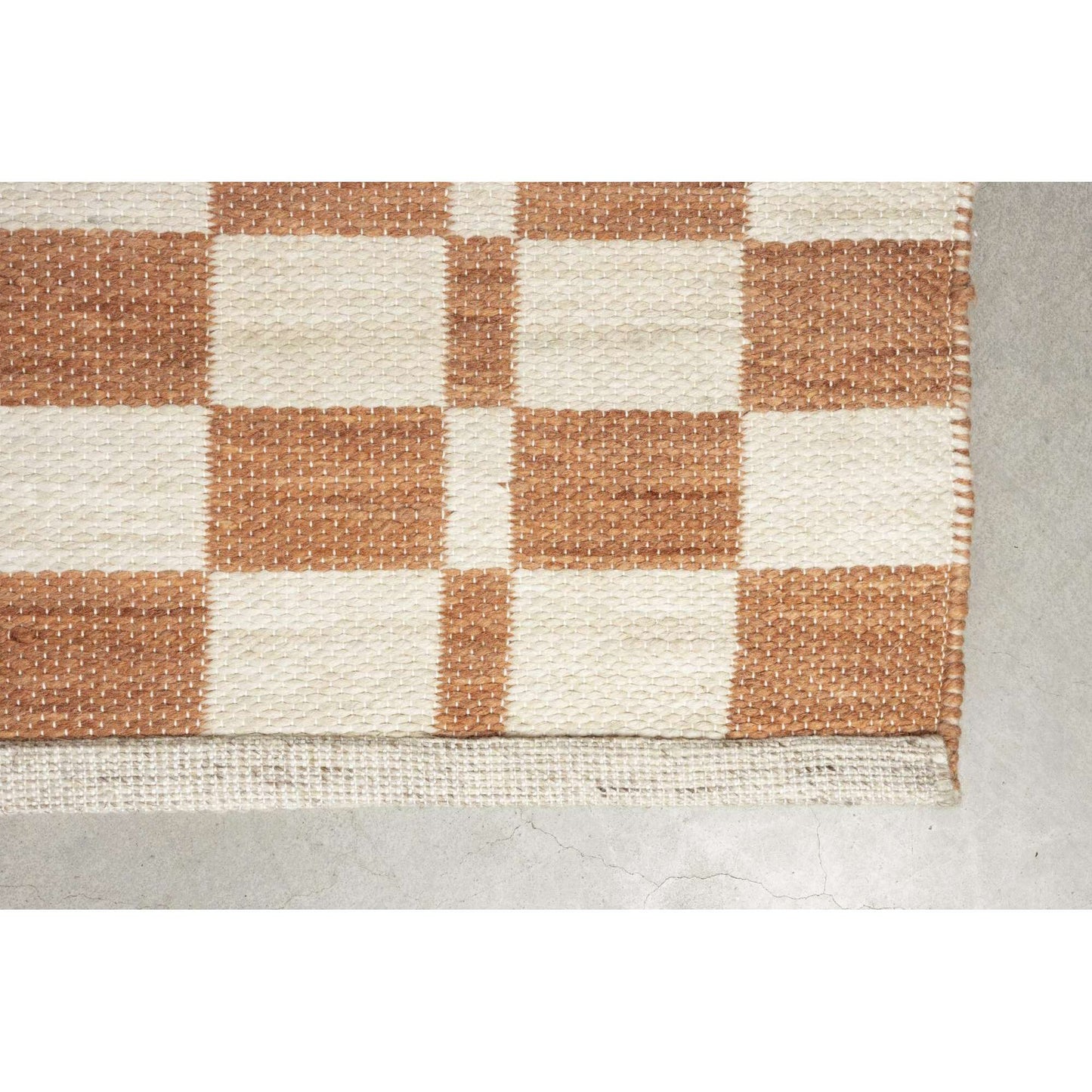 Zuiver Checker vloerkleed beige