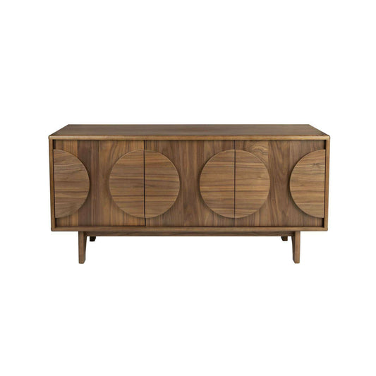 Zuiver Groove 3-deurs dressoir walnut