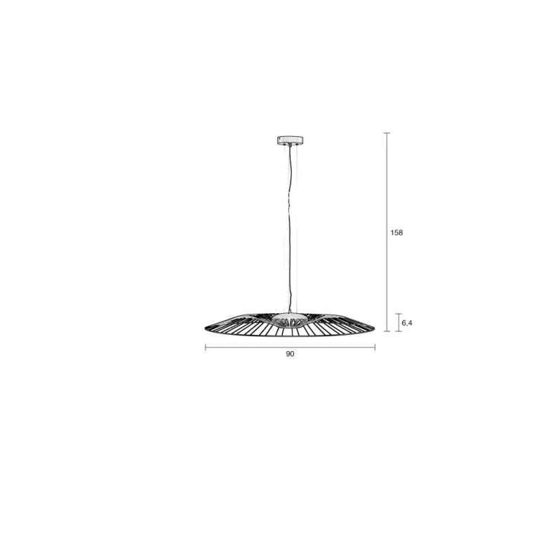 Zuiver hanglamp spider zwart