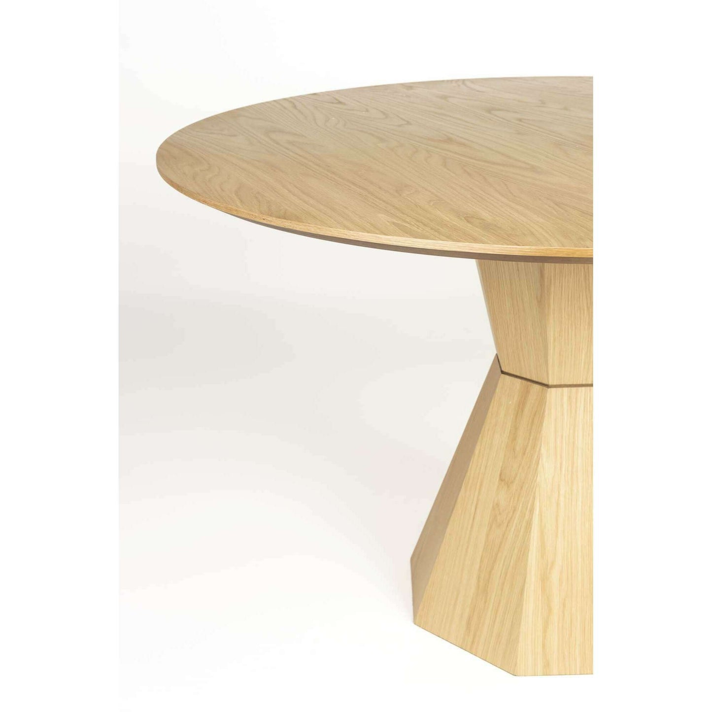 Zuiver Lotus eettafel rond naturel