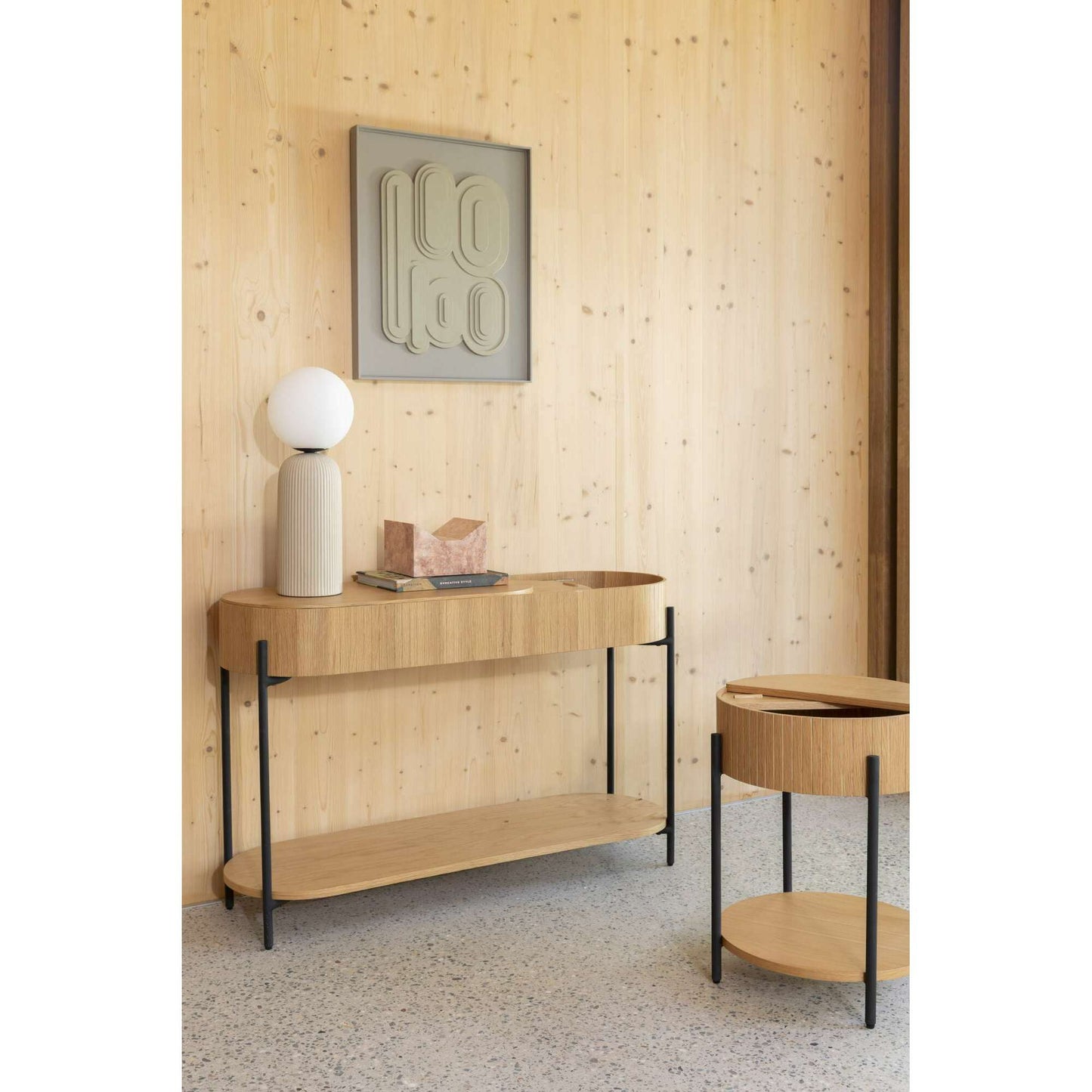 Zuiver Slides console table naturel