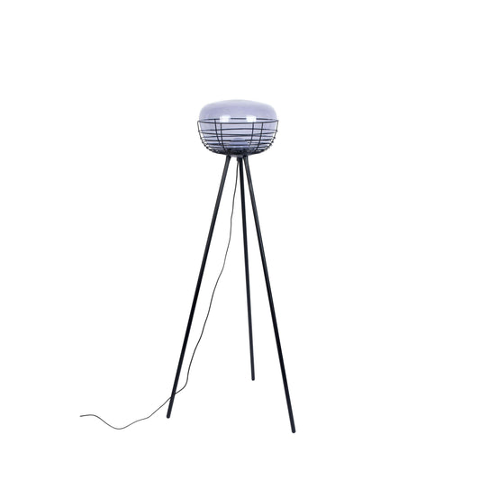 Zuiver Smokey vloerlamp zwart